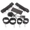SM Bondage Set with Restraints, Feathers, and Blindfold for Couples